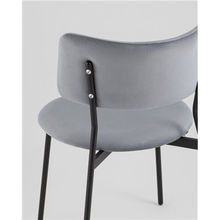 Стул|Stool Group|Амелия велюр серо-голубой