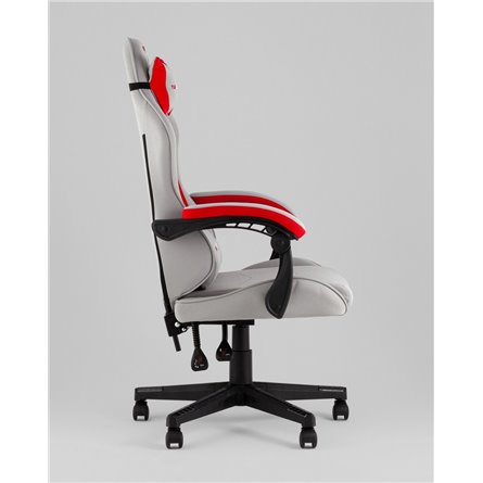 Компьютерное кресло|TopChairs|TopChairs Phantom ткань серо-красный