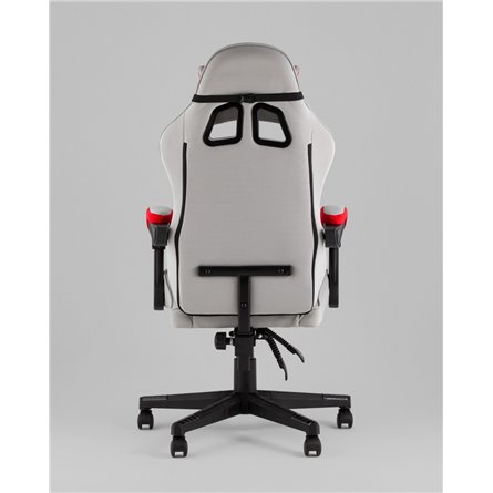 Компьютерное кресло|TopChairs|TopChairs Phantom ткань серо-красный