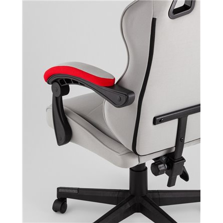 Компьютерное кресло|TopChairs|TopChairs Phantom ткань серо-красный