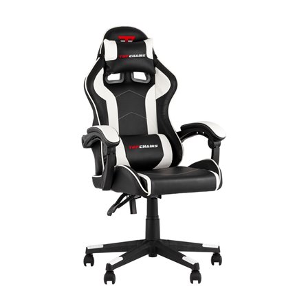 Кресло спортивное TopChairs Shadow черно-белый