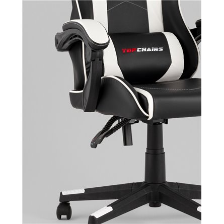 Компьютерное кресло|TopChairs|TopChairs Shadow черно-белый