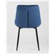 Комплект из четырех стульев|Stool Group|Флекс велюр синий ножки из металла черные Комплект из четырех стульев|Stool Group|Флекс велюр синий ножки из металла черные