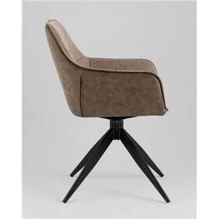 Стул|Stool Group|Alba коричневый c коричневой экокожей