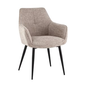 Стул обеденный Lynet рогожка светло-коричневый