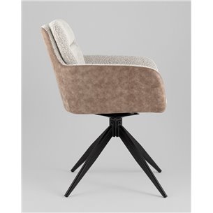 Стул|Stool Group|Waldo светло-серый c бежевой экокожей