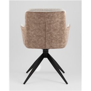 Стул|Stool Group|Waldo светло-серый c бежевой экокожей