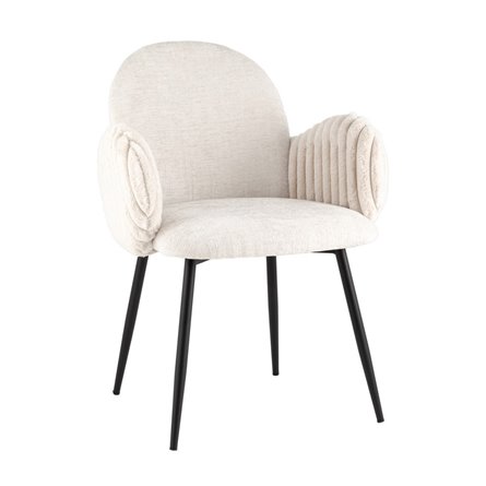 Стул обеденный Wave Stripes букле светло-серый