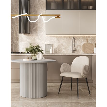 Стул|Stool Group|Wave Stripes букле светло-серый