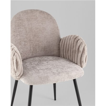 Стул|Stool Group|Wave Stripes букле серый