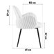 Стул|Stool Group|Wave Stripes букле серый Стул|Stool Group|Wave Stripes букле серый