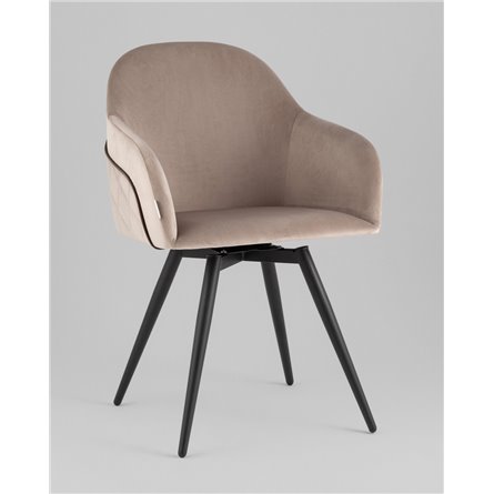 Стул|Stool Group|Новел New велюр серо-коричневый