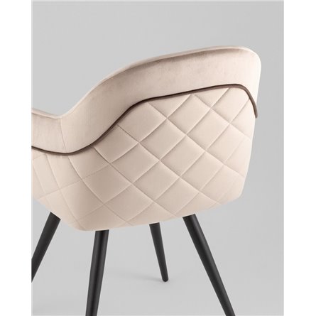 Стул|Stool Group|Новел New велюр серо-коричневый