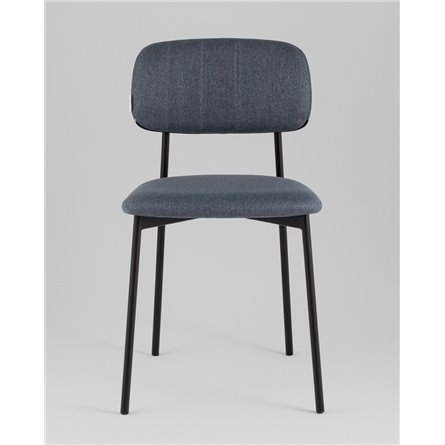 Стул|Stool Group|Майло рогожка серо-синий