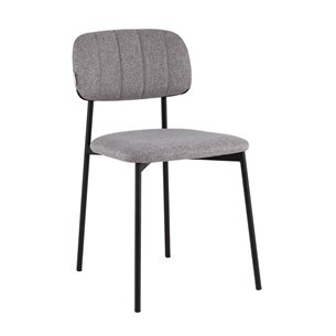 Стул Майло рогожка серый