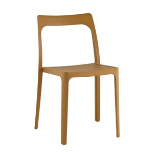 Стул обеденный Marty пластиковый охра