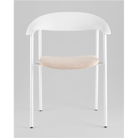 Стул|Stool Group|Eila с подушкой пластик белый