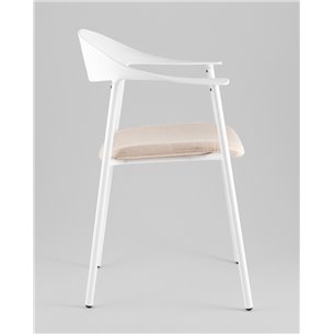 Стул|Stool Group|Eila с подушкой пластик белый