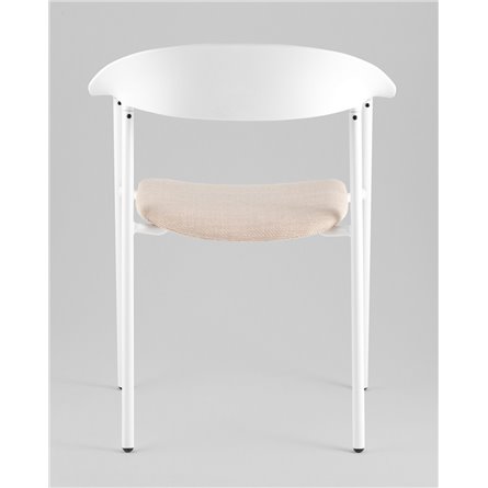 Стул|Stool Group|Eila с подушкой пластик белый