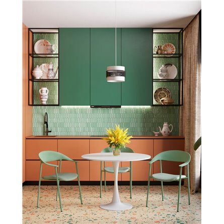 Стул|Stool Group|Eila с подушкой пластик зеленый