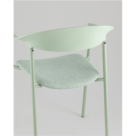 Стул|Stool Group|Eila с подушкой пластик зеленый