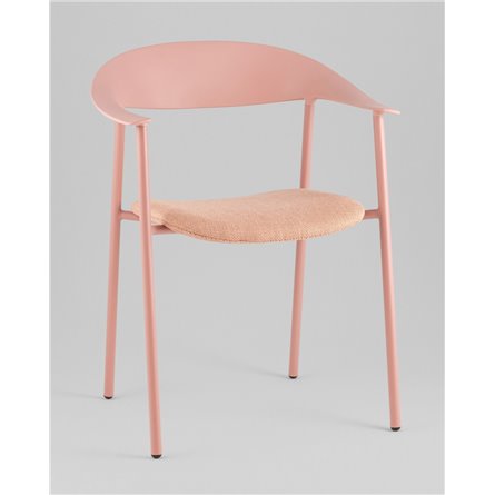 Стул|Stool Group|Eila с подушкой пластик розовый