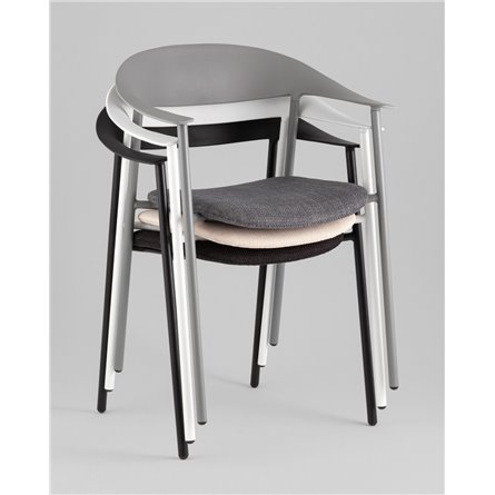 Стул|Stool Group|Eila с подушкой пластик розовый