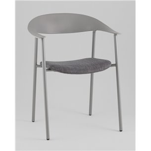 Стул|Stool Group|Eila с подушкой пластик серый
