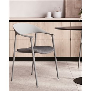 Стул|Stool Group|Eila с подушкой пластик серый