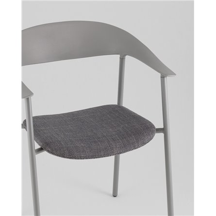 Стул|Stool Group|Eila с подушкой пластик серый