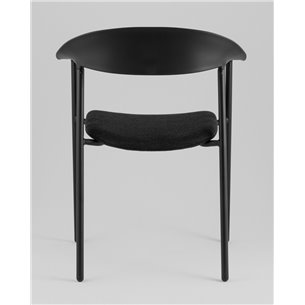 Стул|Stool Group|Eila с подушкой пластик черный