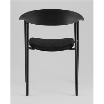 Стул|Stool Group|Eila с подушкой пластик черный