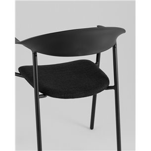 Стул|Stool Group|Eila с подушкой пластик черный