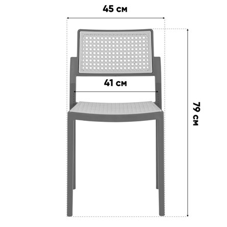 Стул|Stool Group|Milto, черный