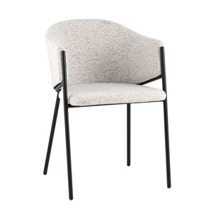 Стул обеденный Carmel бело-серый