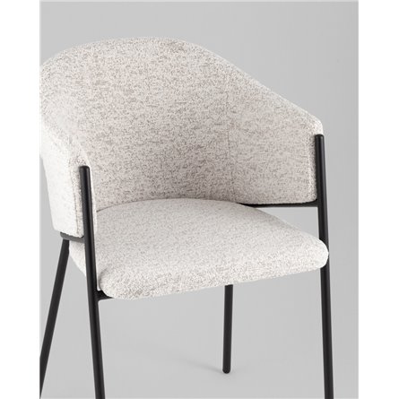 Стул|Stool Group|Carmel букле бело-серый