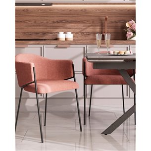 Стул|Stool Group|Carmel шенилл пыльно-розовый