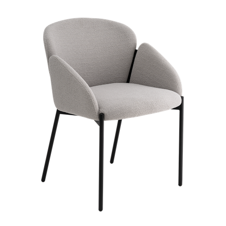 Стул обеденный Melia светло-серый