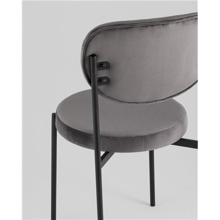 Стулья|Stool Group|Барбара велюр серый