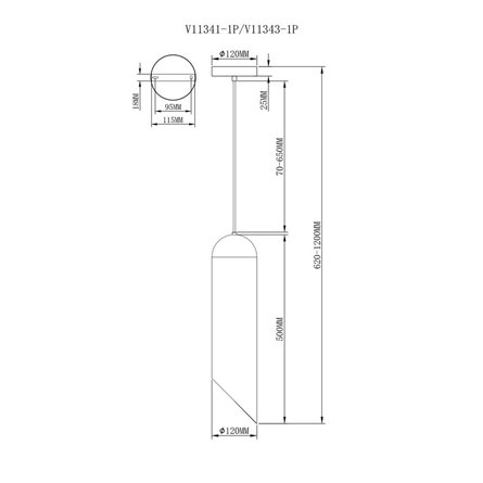 Светильник подвесной|Moderli|Moderli V11343-1P Tube