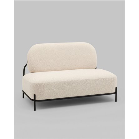 Прямой диван|Stool Group|Стоун new ткань букле молочный