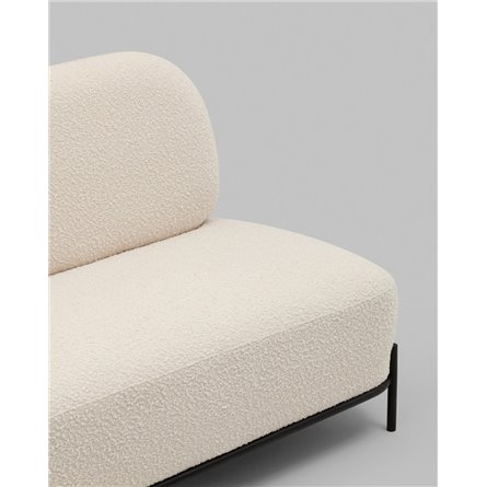 Прямой диван|Stool Group|Стоун new ткань букле молочный