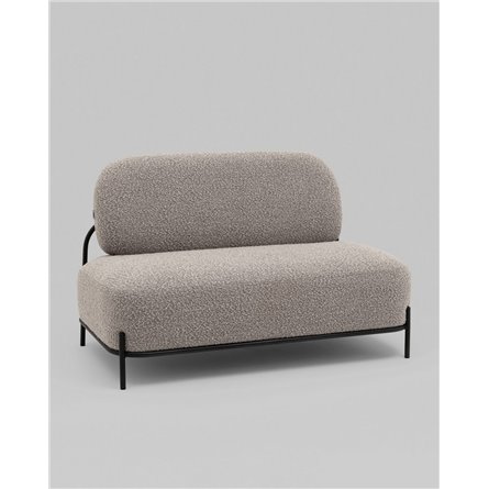 Прямой диван|Stool Group|Стоун new ткань букле серый