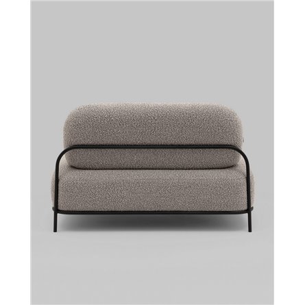 Прямой диван|Stool Group|Стоун new ткань букле серый