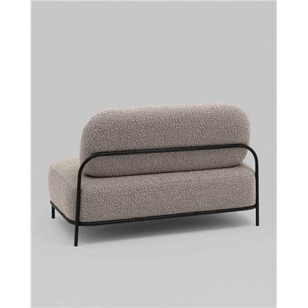 Прямой диван|Stool Group|Стоун new ткань букле серый