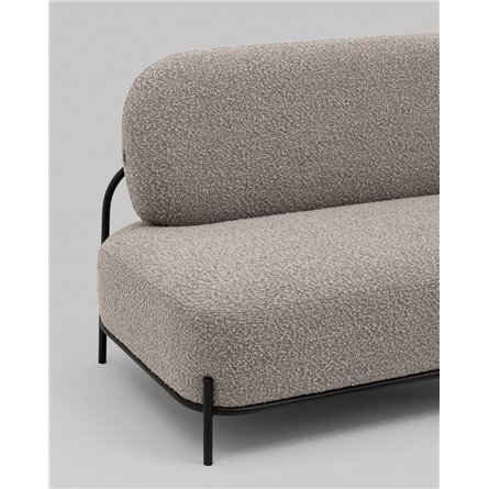 Прямой диван|Stool Group|Стоун new ткань букле серый