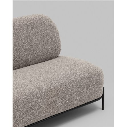 Прямой диван|Stool Group|Стоун new ткань букле серый