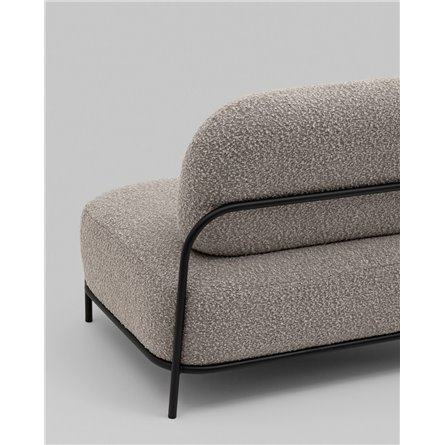 Прямой диван|Stool Group|Стоун new ткань букле серый