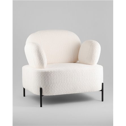 Кресло|Stool Group|Кэнди ткань букле белый