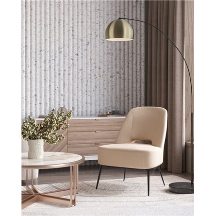 Кресло|Stool Group|Бостон велюр рельефный молочный